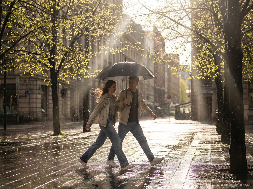 Зонт-трость Sombrella, черный