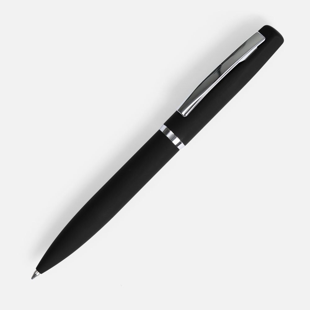 Ручка шариковая Bolt Soft Touch, черная