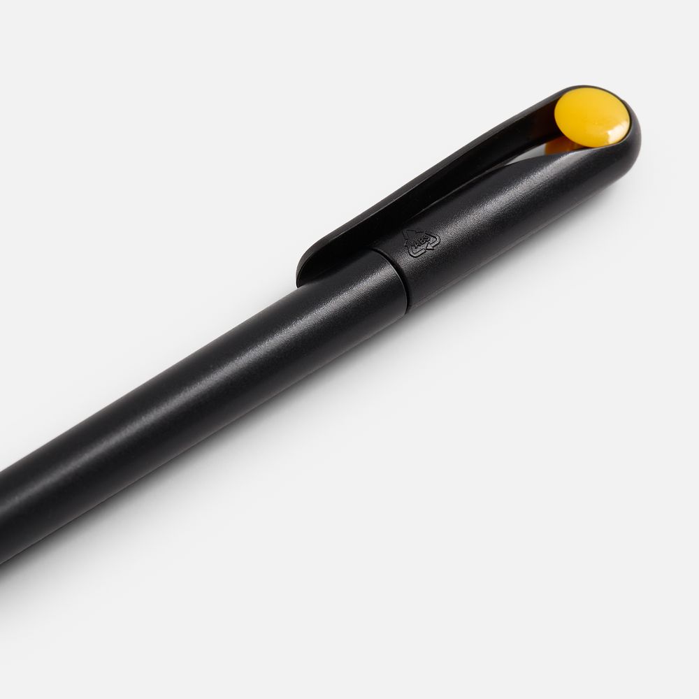 Ручка шариковая Prodir DS1 TMM Dot, черная с желтым