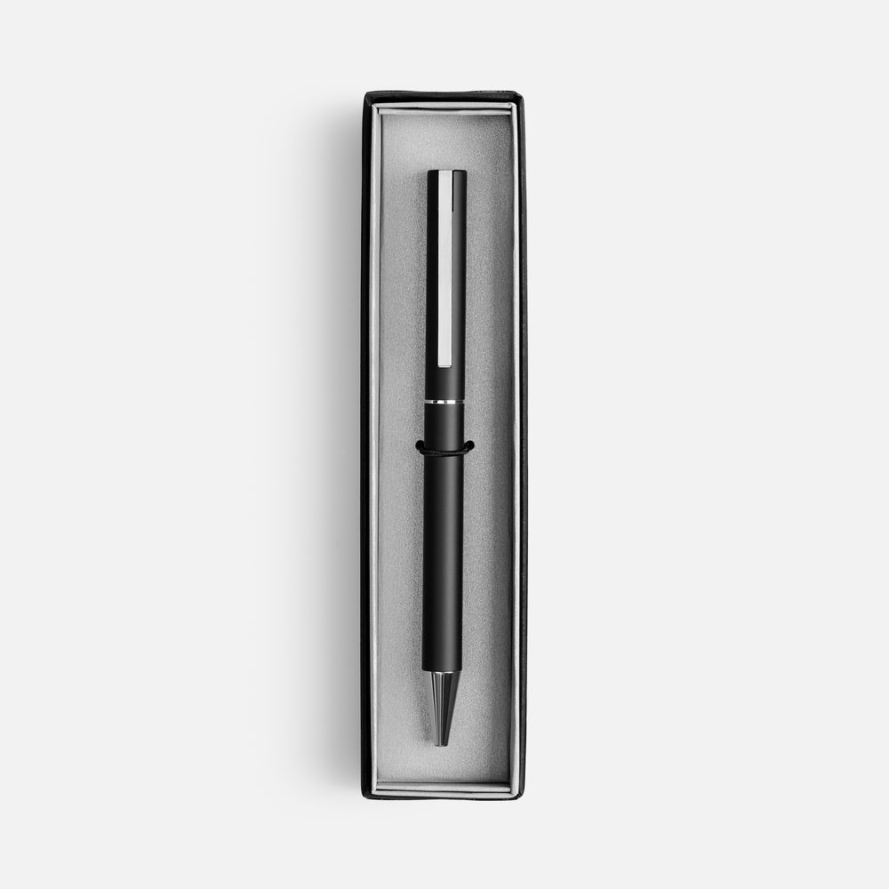 Ручка шариковая Blade Soft Touch в футляре, черная