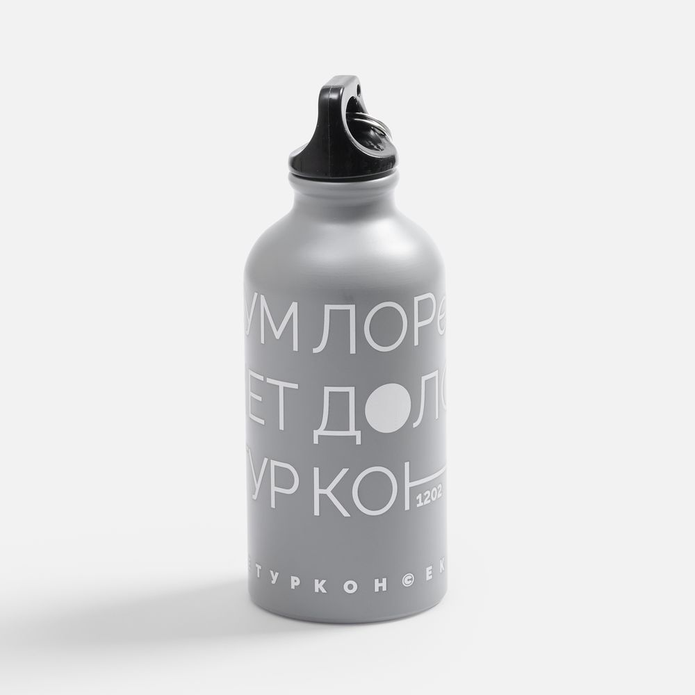 Бутылка для воды Funrun 400, серая
