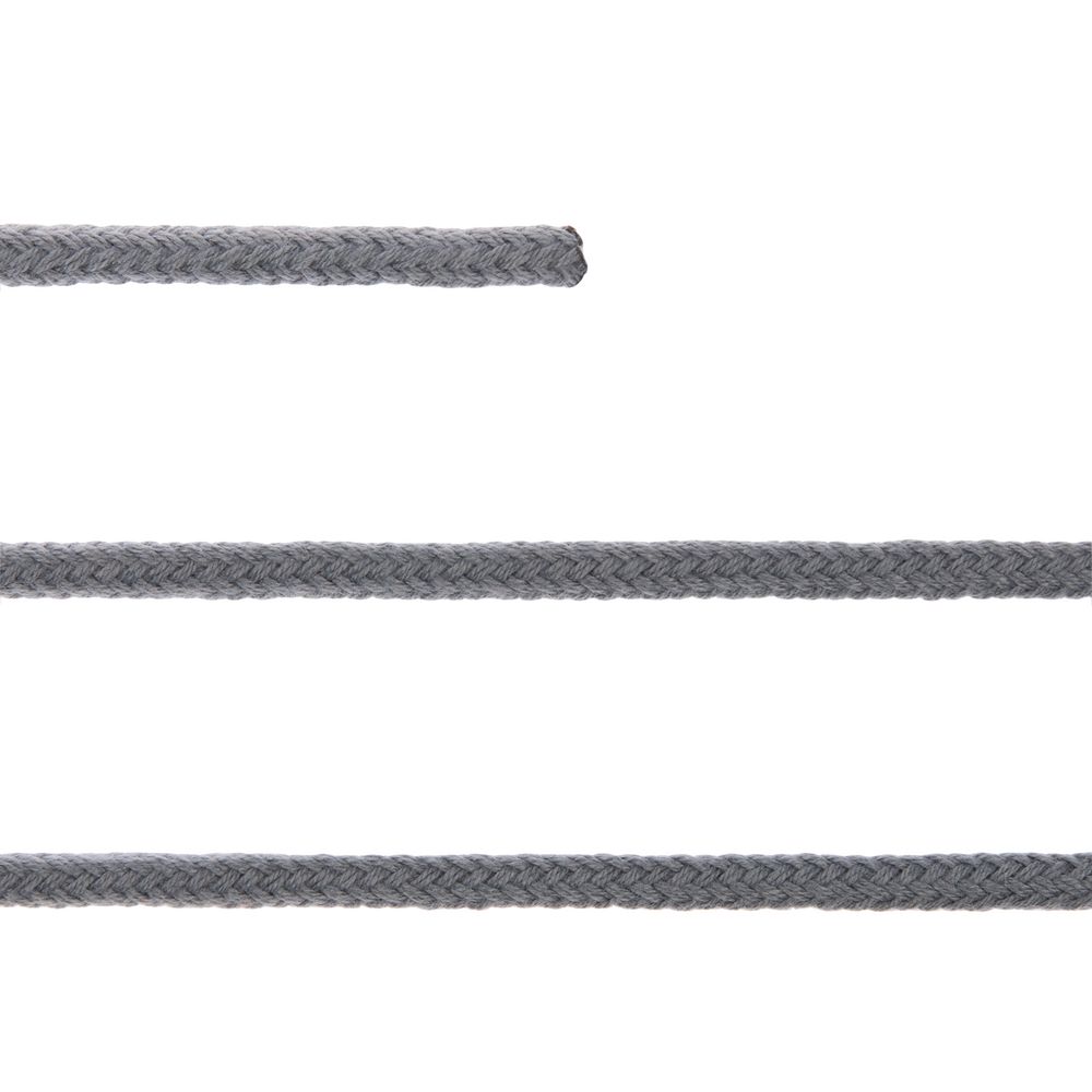 Круглый шнур Lasso XL, серый, 200 см