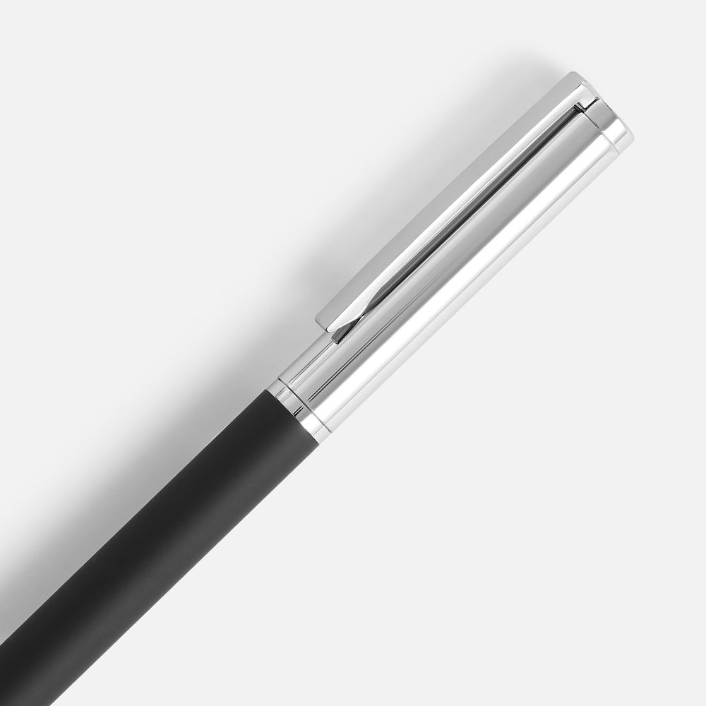 Ручка шариковая Eyeshot Soft Touch, черная