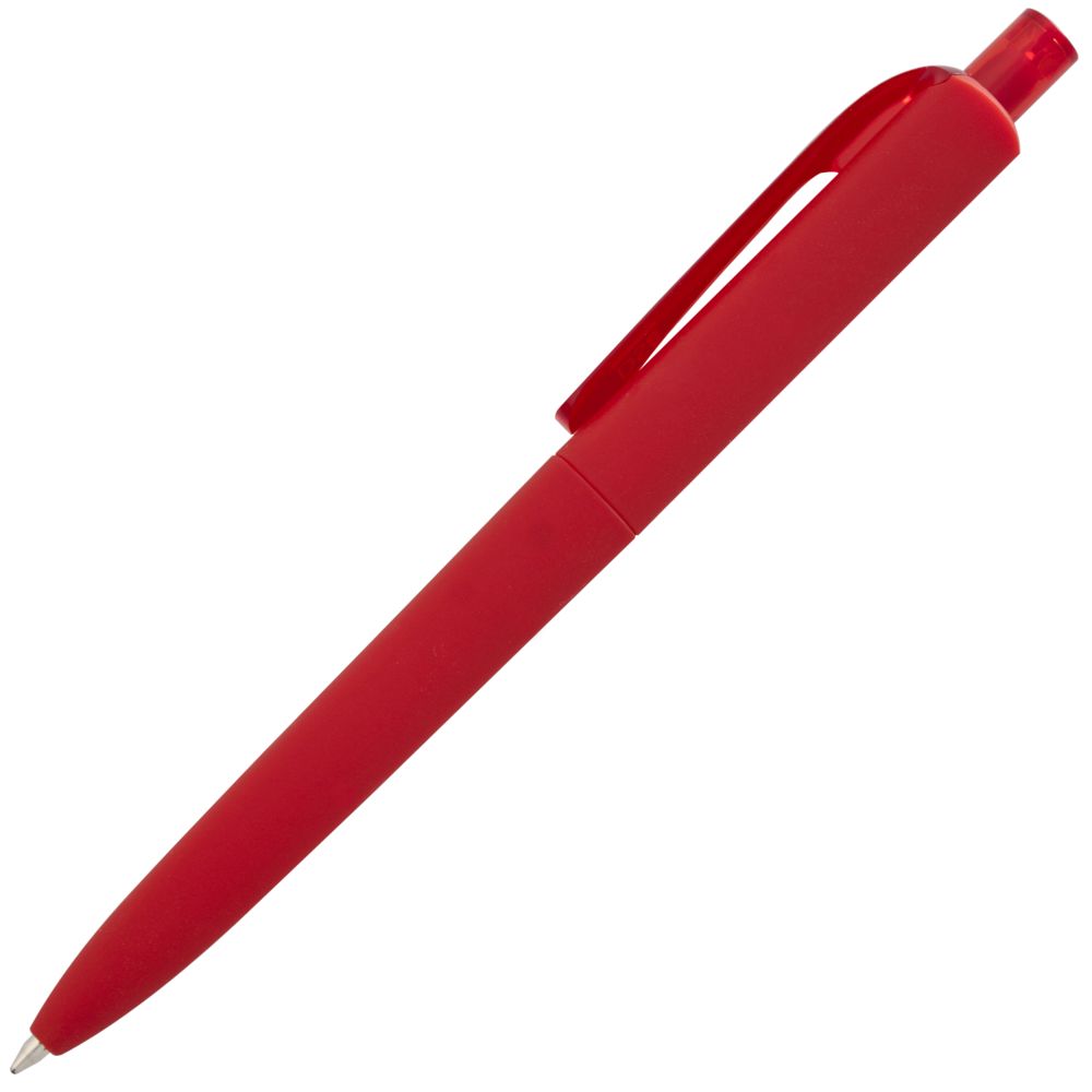 Ручка шариковая Prodir DS8 PRR-T Soft Touch, красная
