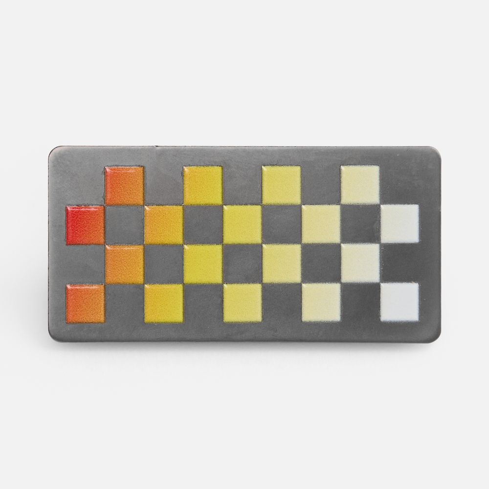 Значок Magnet Matto, серый металлик