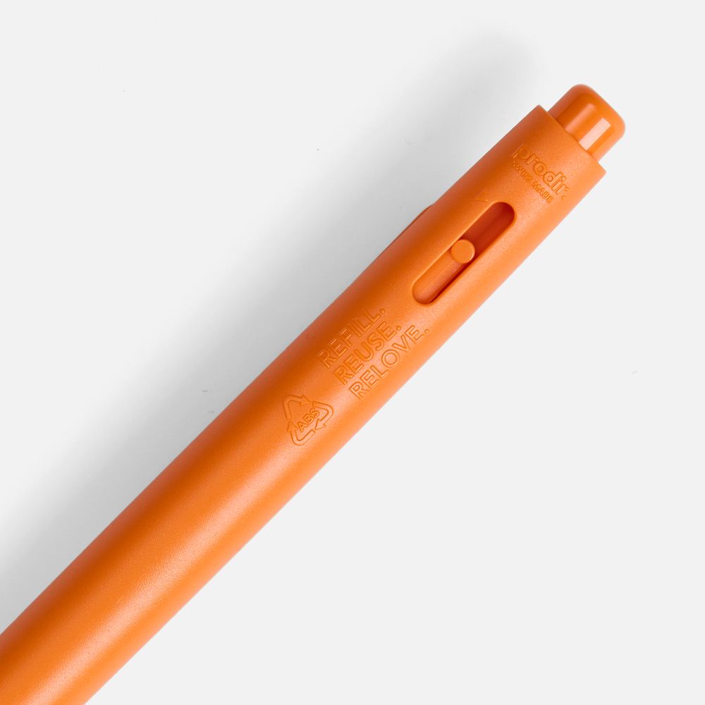 Ручка шариковая Prodir DS11 PMP, оранжевая