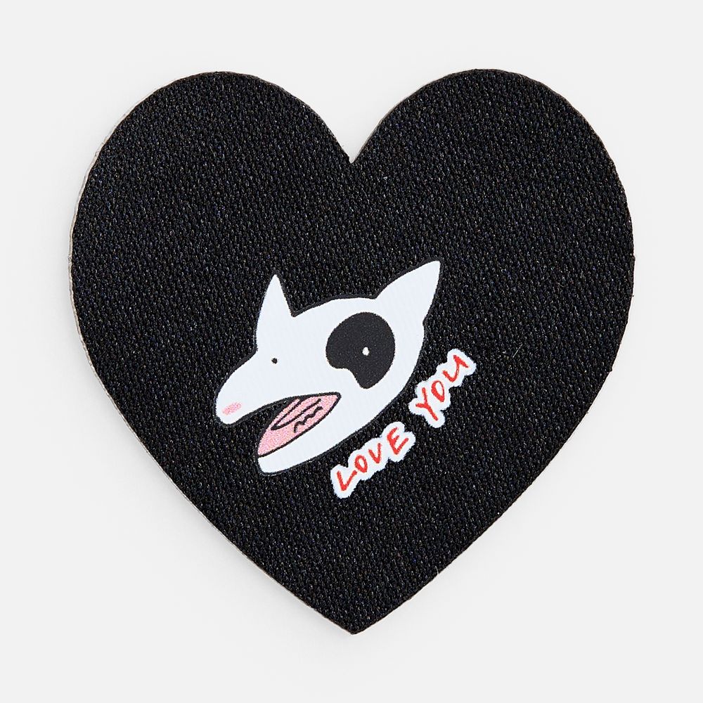 Наклейка тканевая Lunga Cor, M, черная
