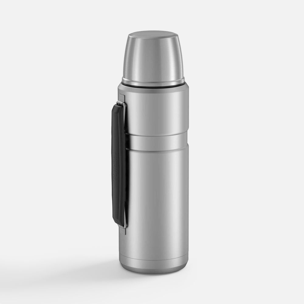 Термос King 1200, серебристый (стальной)