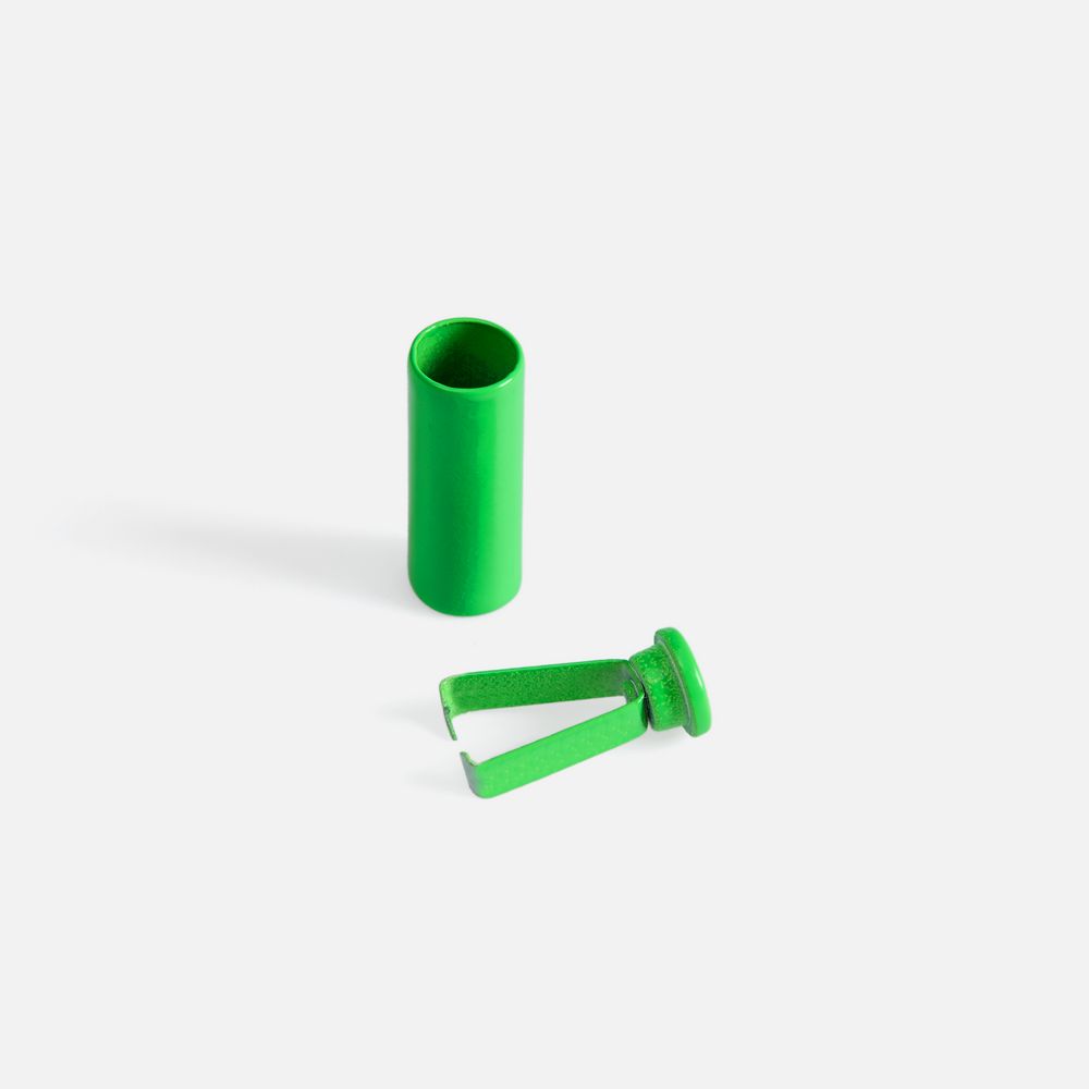 Наконечник для шнурка Nozzle, ver.2, зеленый неон